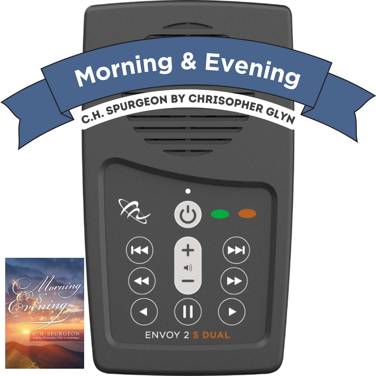 C.H. Spurgeon Morning & Evening Daily Devotional MegaVoice USA