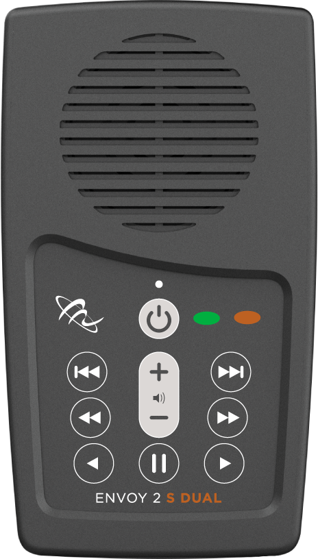 Custom Dual Audio Bible Player (Envoy S-Dual) MegaVoice USA