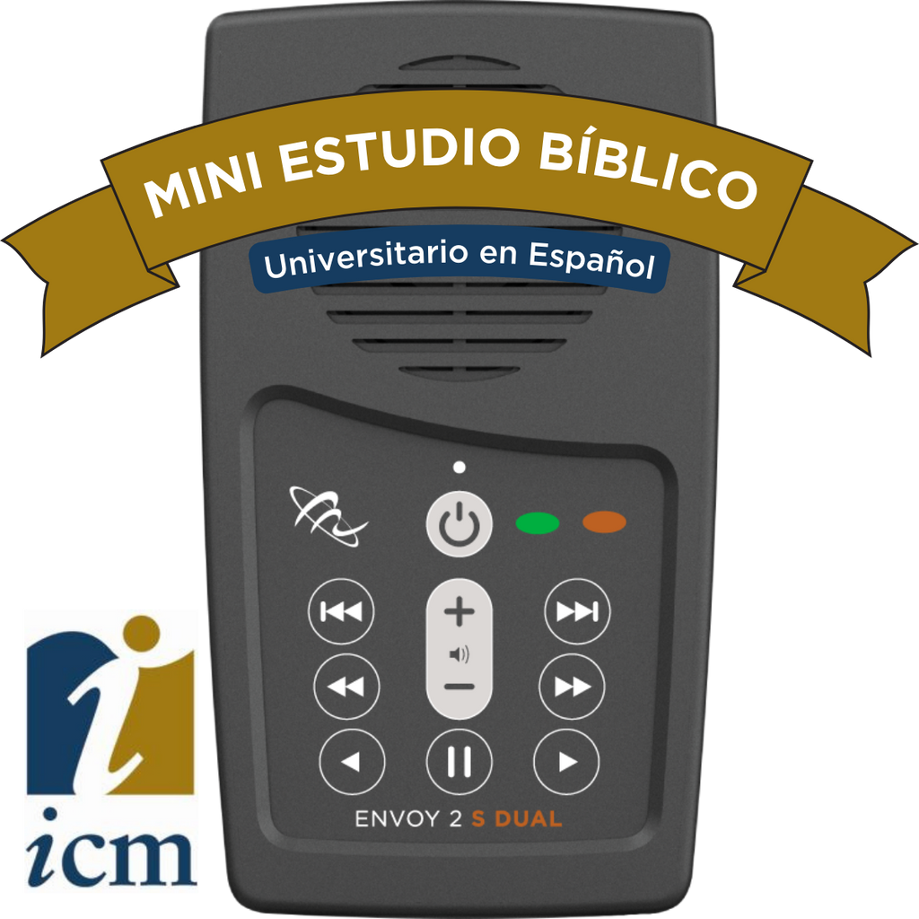 Mini Estudio Bíblico Universitario en Español con Biblia Completa en Audio MegaVoice USA